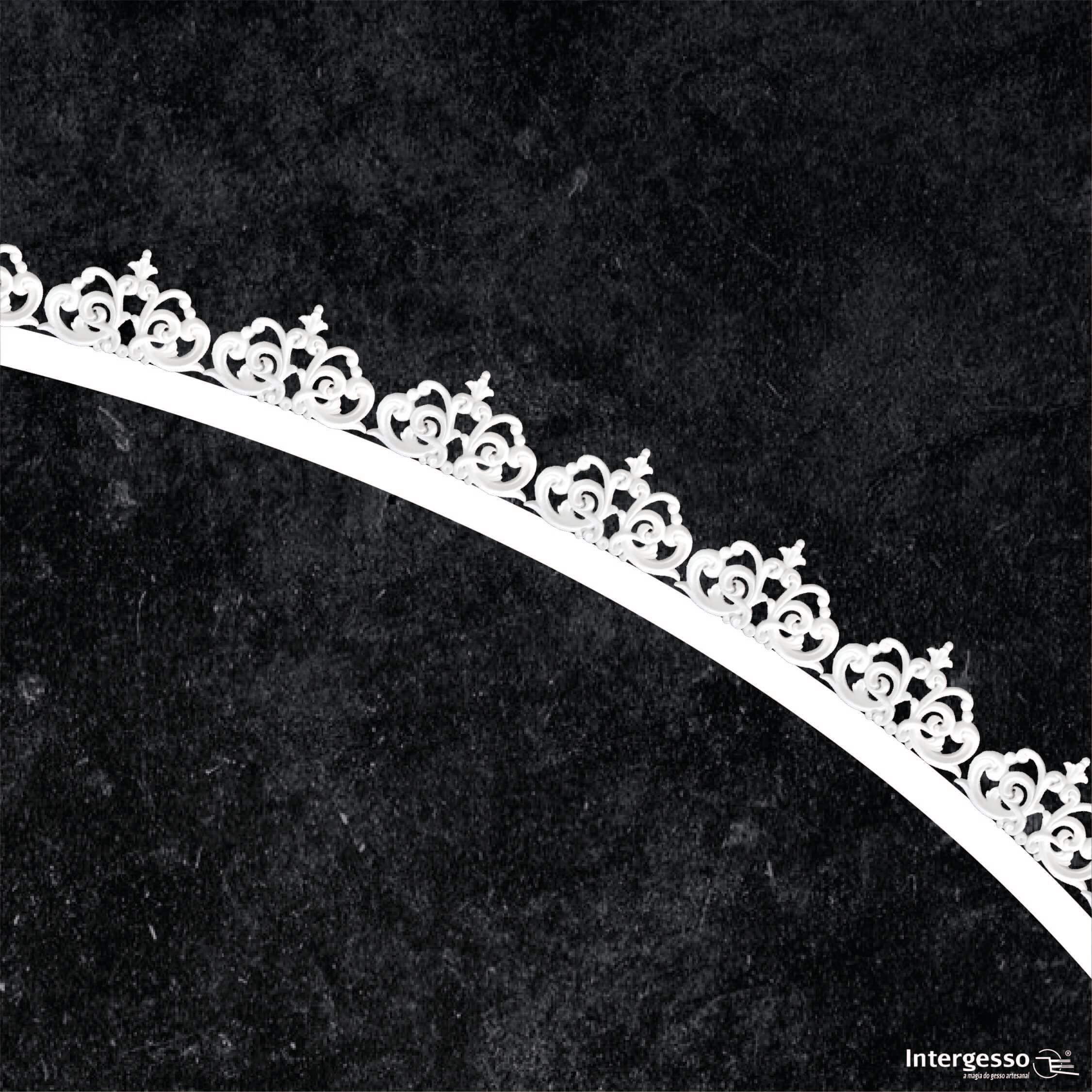 Decorative Ornament in Plaster DH_P21 (215 X 135 mm) - Image 3