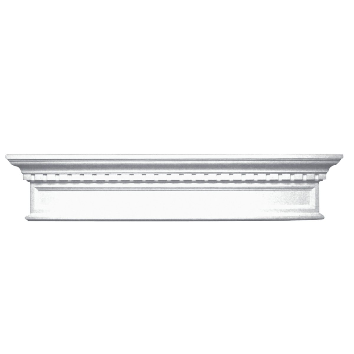 Mantelpiece in Plaster AP120 (1800 x 300 x 115 mm)