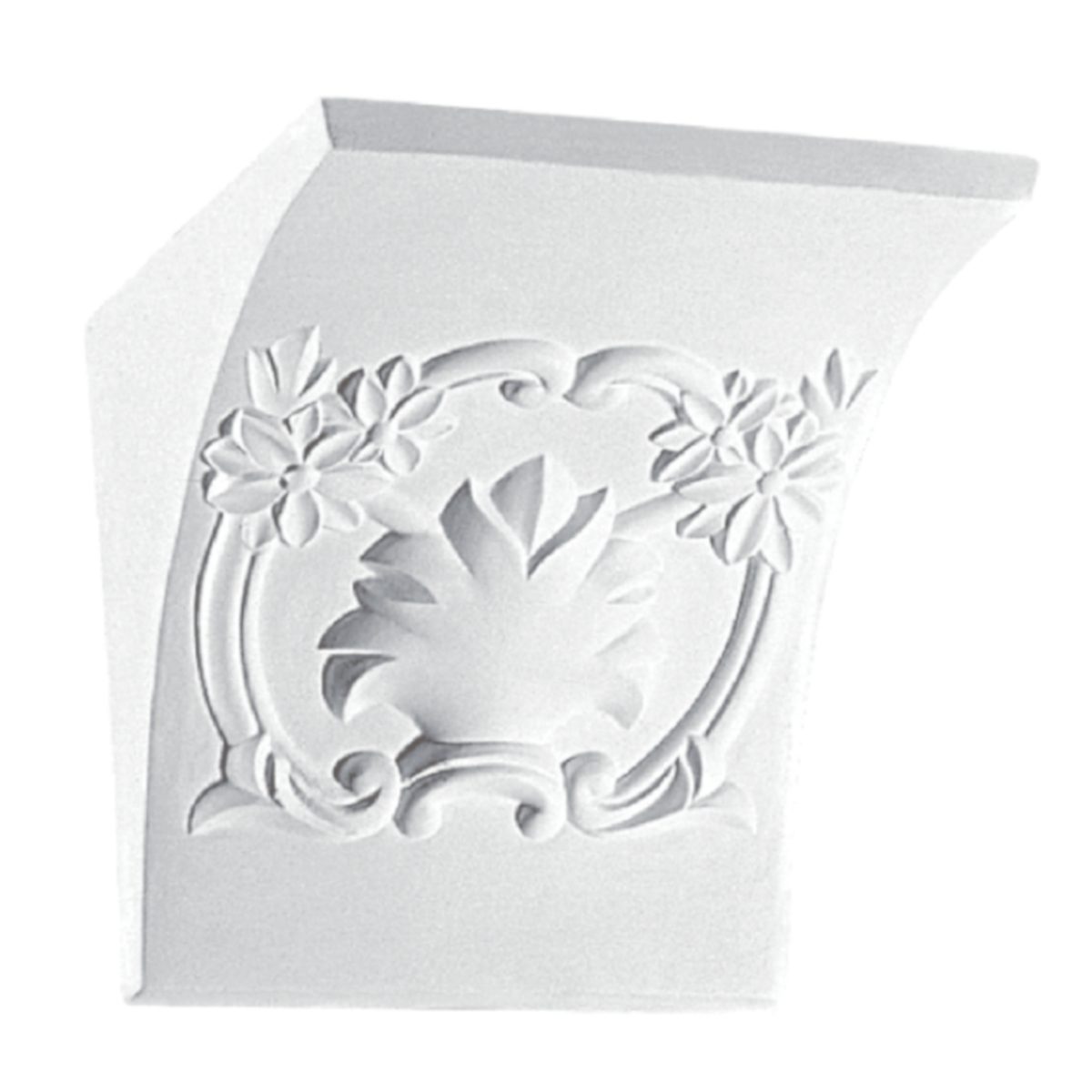 Corbel in Plaster BH04 (220 x 220 x 210 mm)