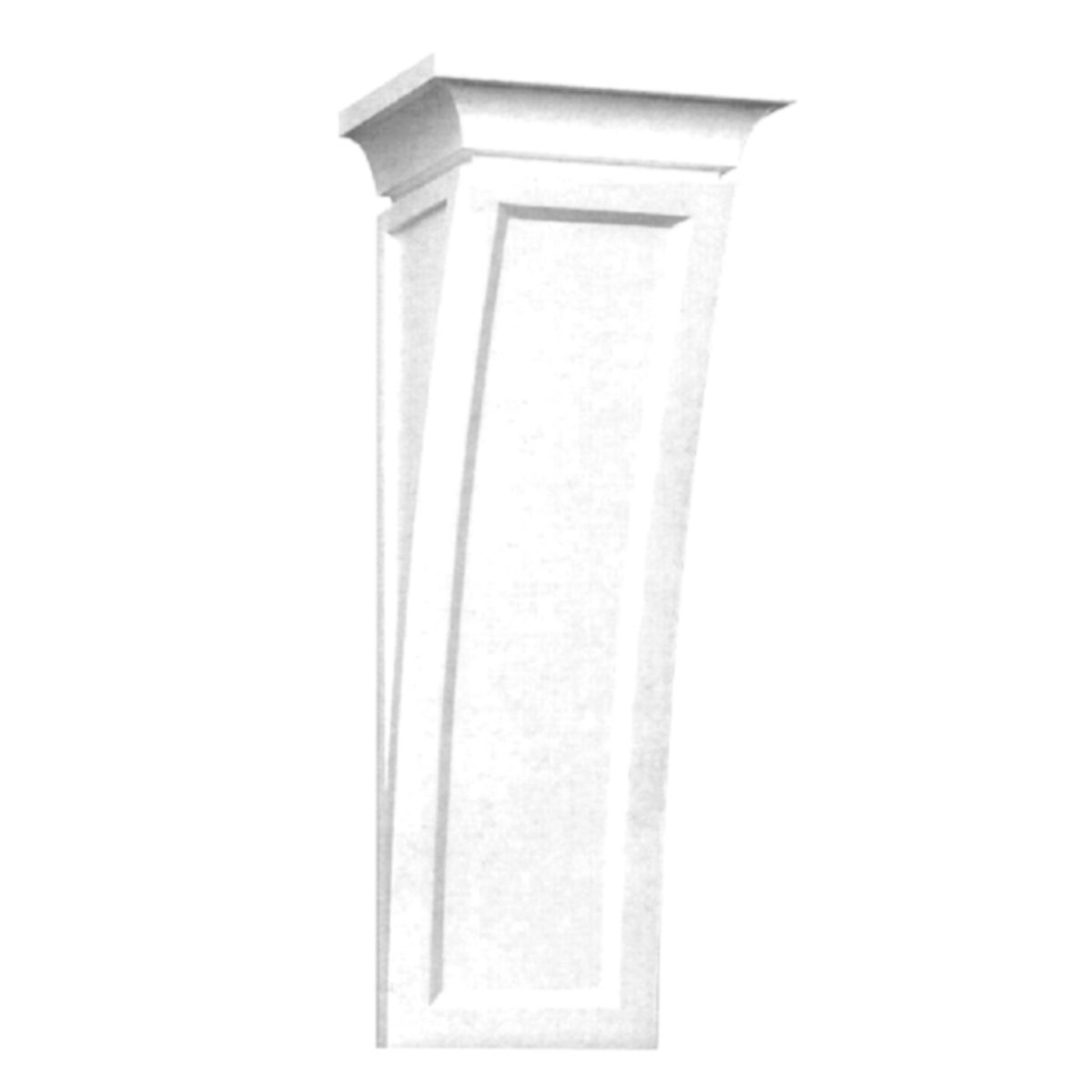Peanha em Gesso BH20 (195 x 160 x 510 mm)