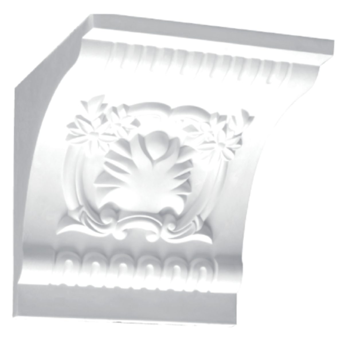 Corbel in Plaster BH24 (270 x 260 x 270 mm)