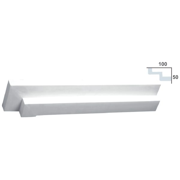 Sanca em Gesso C0006 (2440 x 100 mm)