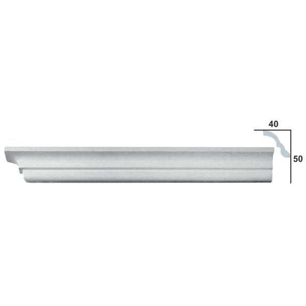 Sanca em Gesso C0076 (2440 x 65 mm)