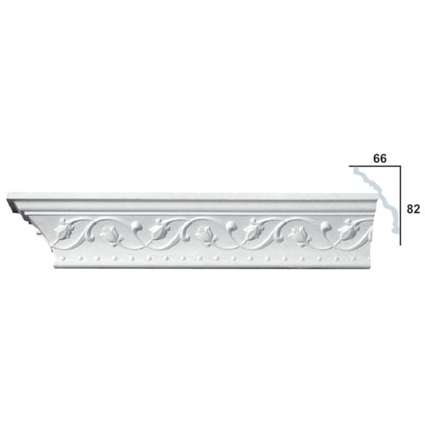 Sanca em Gesso C0079 (2440 x 105 mm)