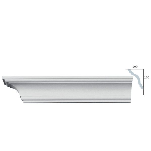 Sanca em Gesso C4059 (2440 x 140 mm)