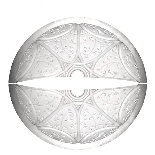 Cúpula Tuberária em Gesso