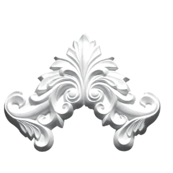 Aplique em Gesso DH07 (275 x 275 mm)