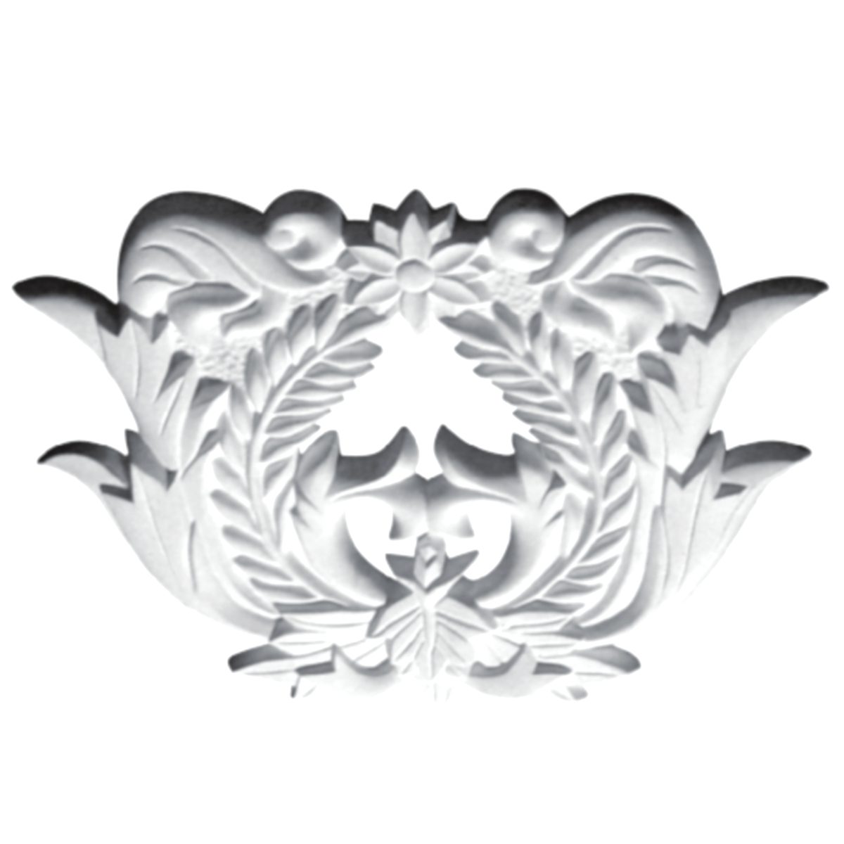 Decorative Ornament in Plaster DH10 (360 x 260 mm)