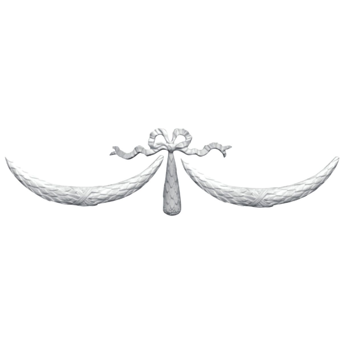 Decorative Ornament in Plaster DH16s (850 x 340 mm)