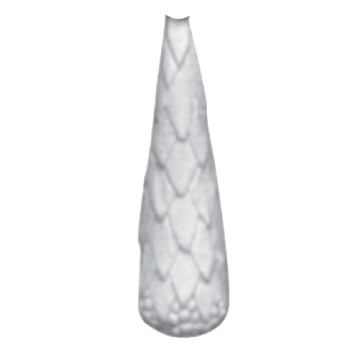 Decorative Ornament in Plaster DH16B (90 x 195 mm)