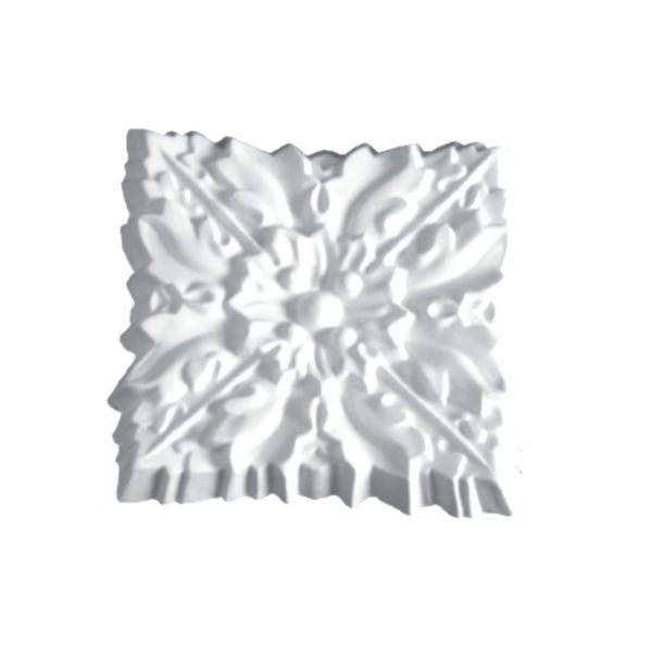 Aplique em Gesso DH28 (105 x 105 mm)