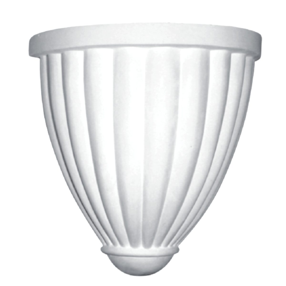 Lamp in Plaster DH37 (245 x 250 x 140 mm)