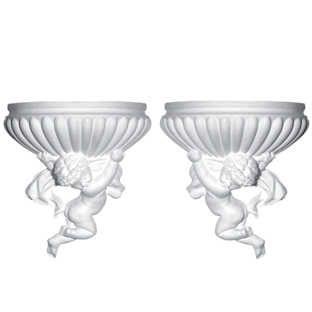 Lamp in Plaster DH88L.R (390 x 350 x 180 mm)