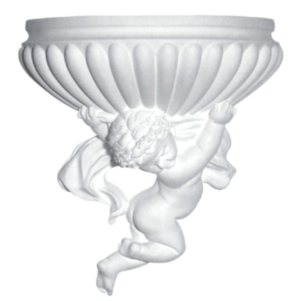 Lamp in Plaster DH88L (390 x 350 x 180 mm)