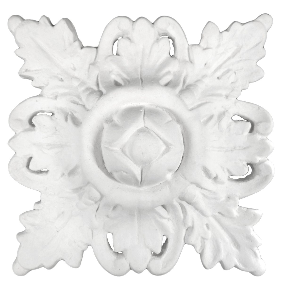 Decorative Ornament in Plaster DH_P13 (205 X 205 mm)