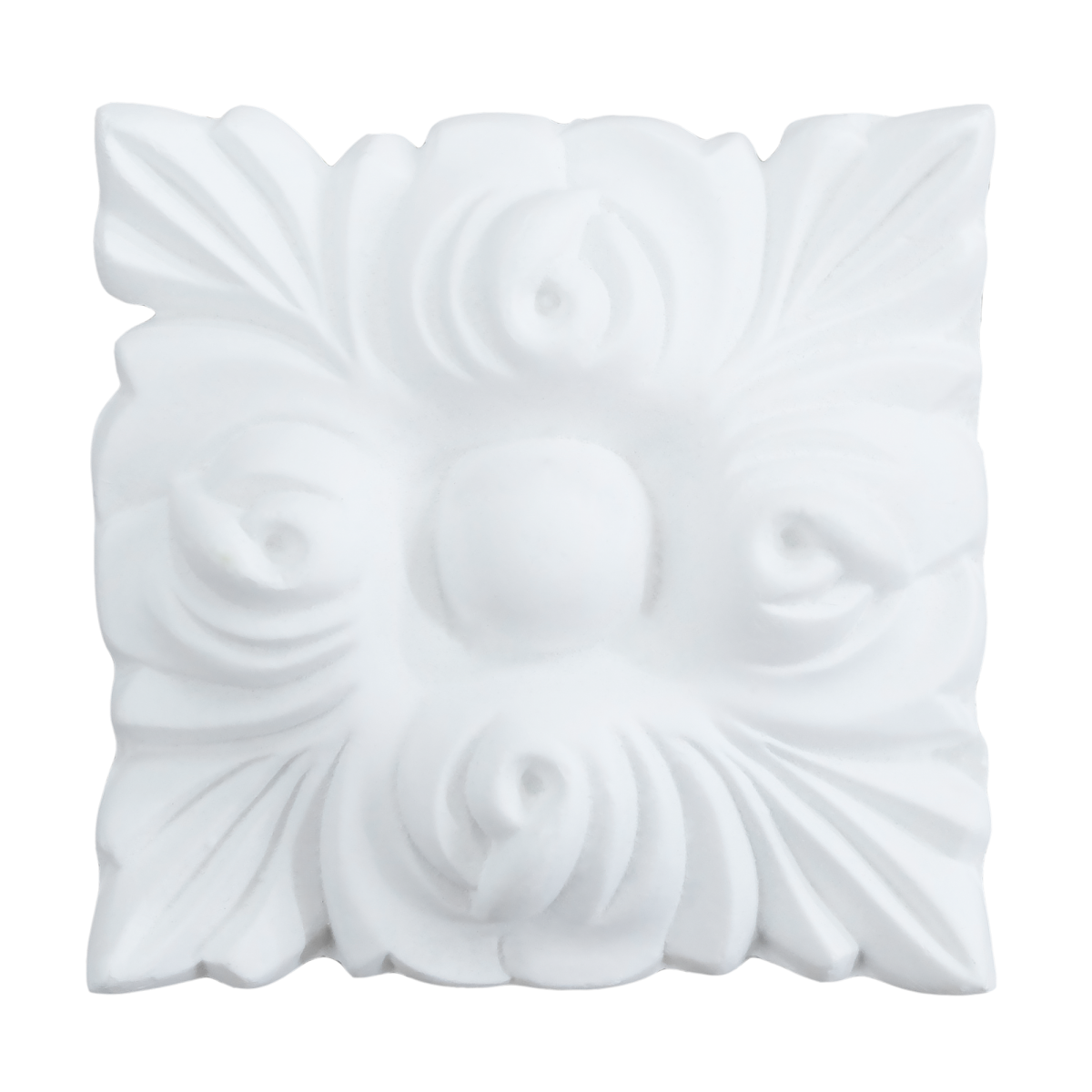 Decorative Ornament in Plaster DH_P17 (65 X 65 mm)