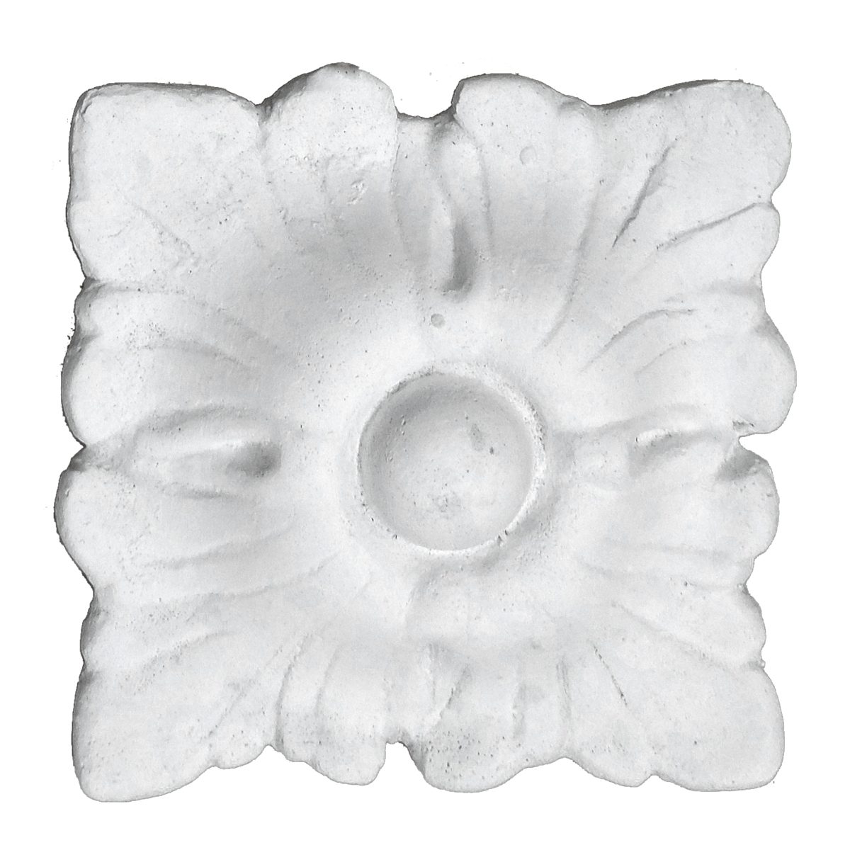 Decorative Ornament in Plaster DH_P5 (85 X 85 mm)