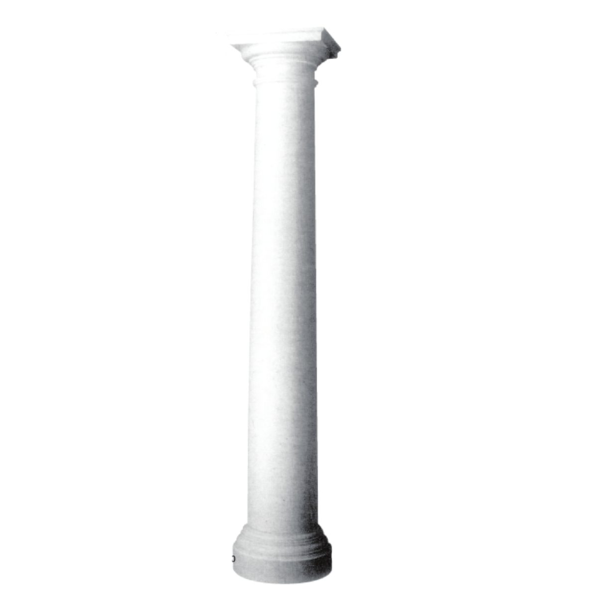 High Column in Plaster GZ160QB (160 x 2440 mm)