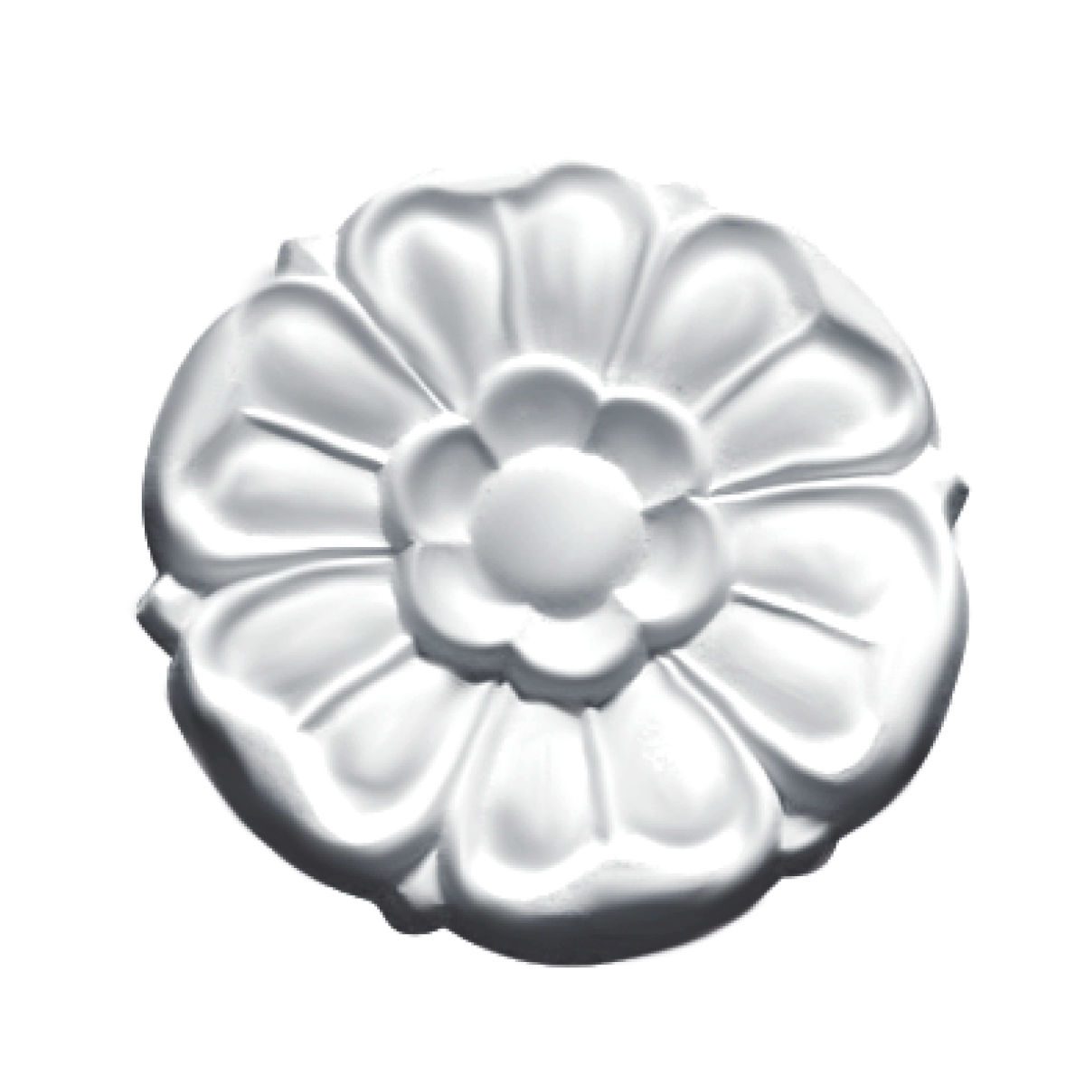 Decorative Ornament in Plaster DH15 (135 mm)
