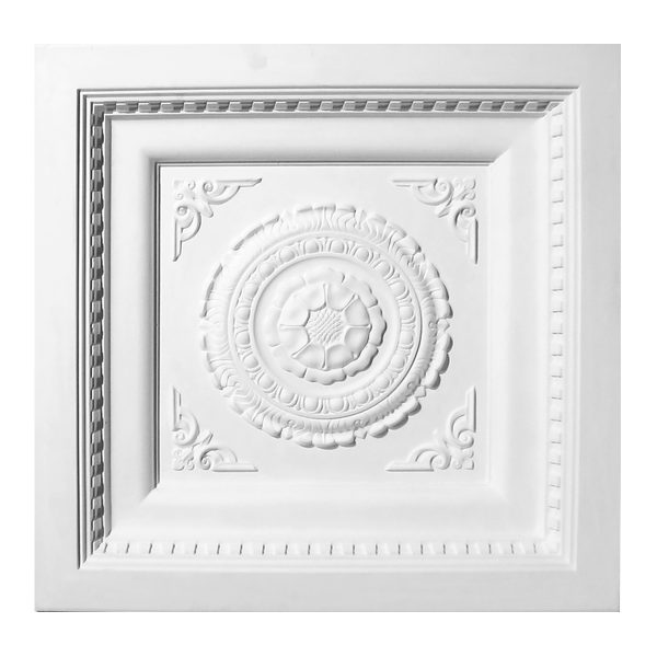 Painel Decorativo em Gesso R605 (605 x 605 x 75 mm)