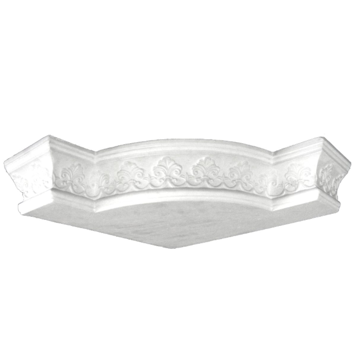 Moulding Corner in Plaster J0033 (500 x 115 mm)