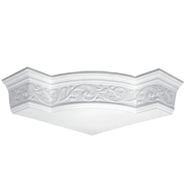 Canto de Sanca em Gesso J0098 (525 x 130 mm)