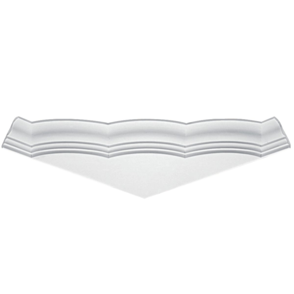 Moulding Corner in Plaster J2032 (670 x 90 mm)