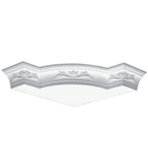 Canto de Sanca em Gesso J2052L (527 x 105 mm)