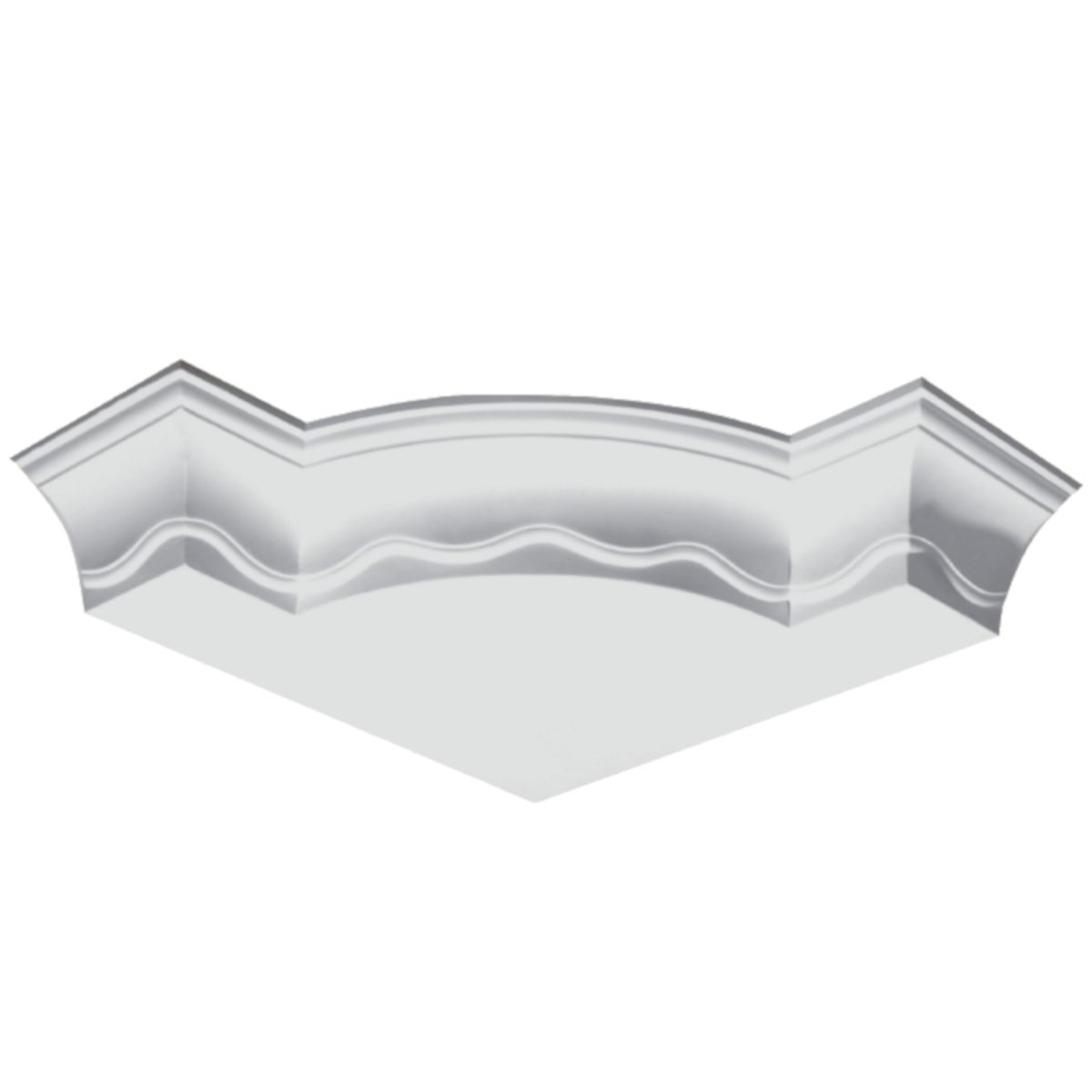 Canto de Sanca em Gesso J2057 (535 x 105 mm)