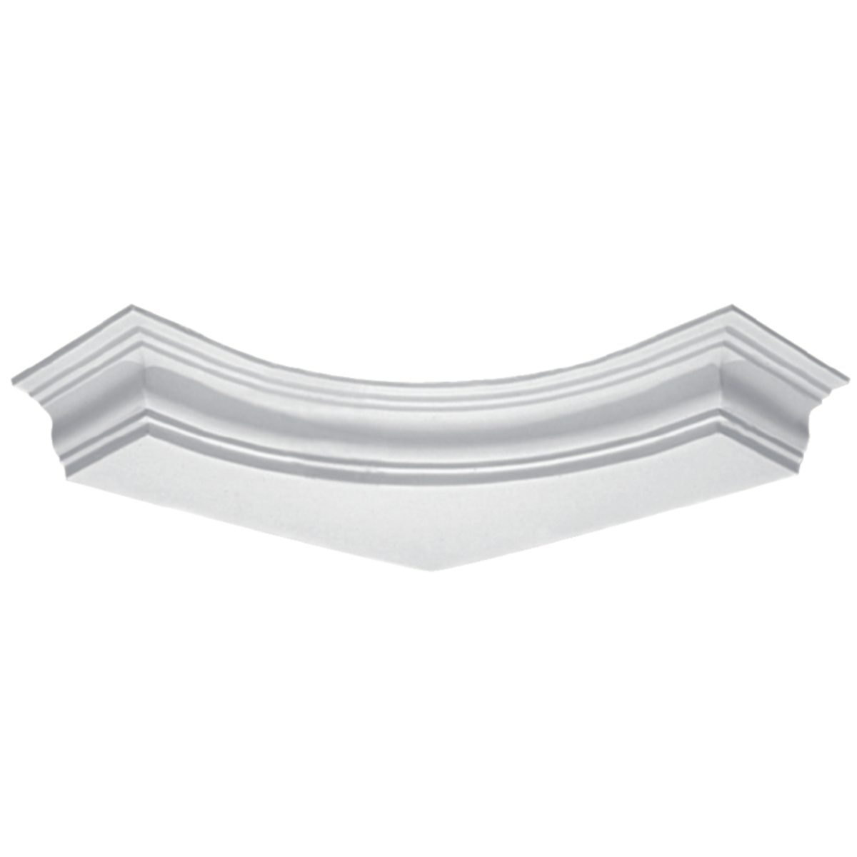Moulding Corner in Plaster J3032L (590 x 105 mm)