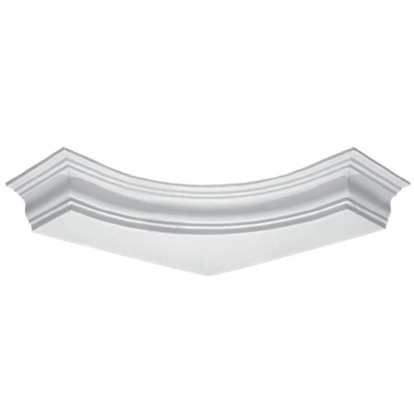 Moulding Corner in Plaster J3032L (590 x 105 mm)