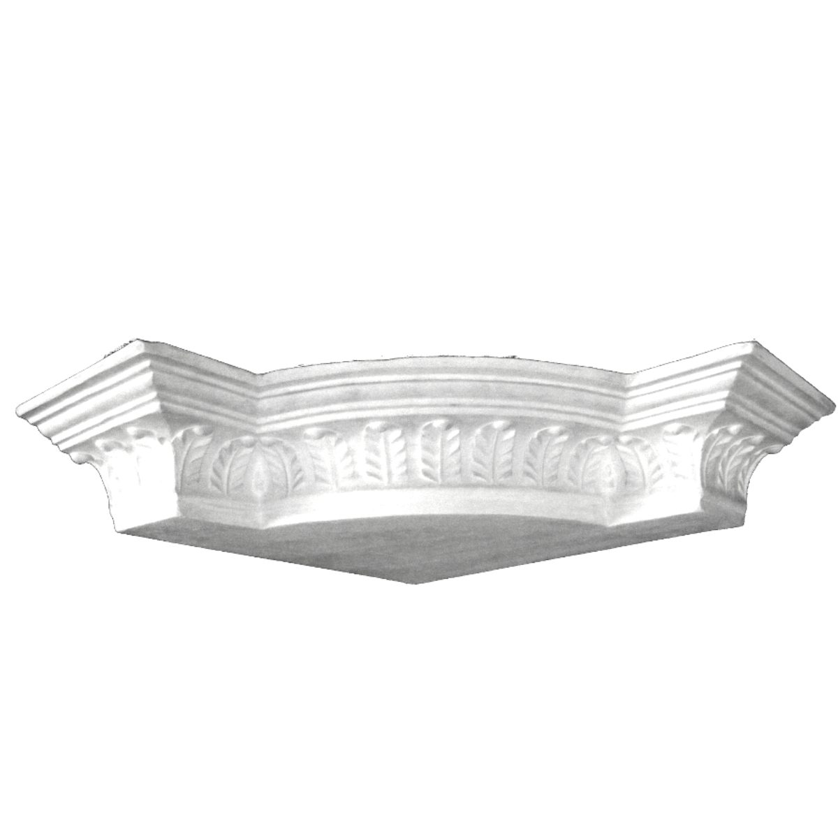 Moulding Corner in Plaster J3070 (580 x 580 x 160 mm)