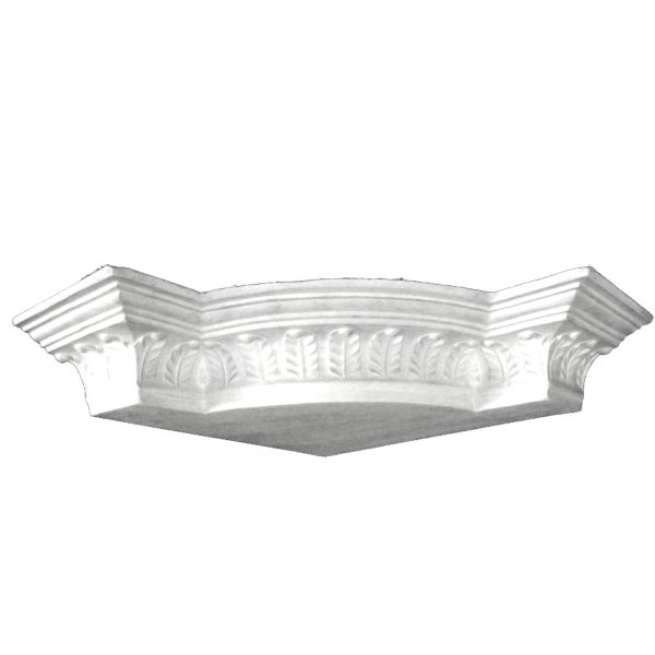 Moulding Corner in Plaster J3070 (580 x 580 x 160 mm)