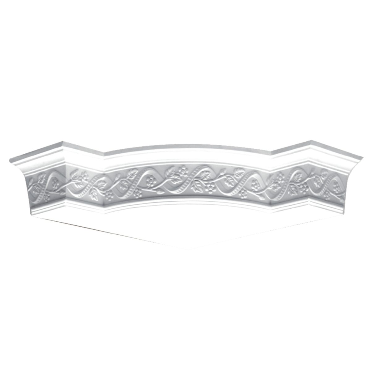 Moulding Corner in Plaster J4005 (510 x 110 mm)