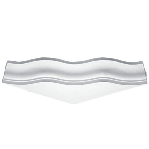 Moulding Corner in Plaster J4032 (750 x 135 mm)