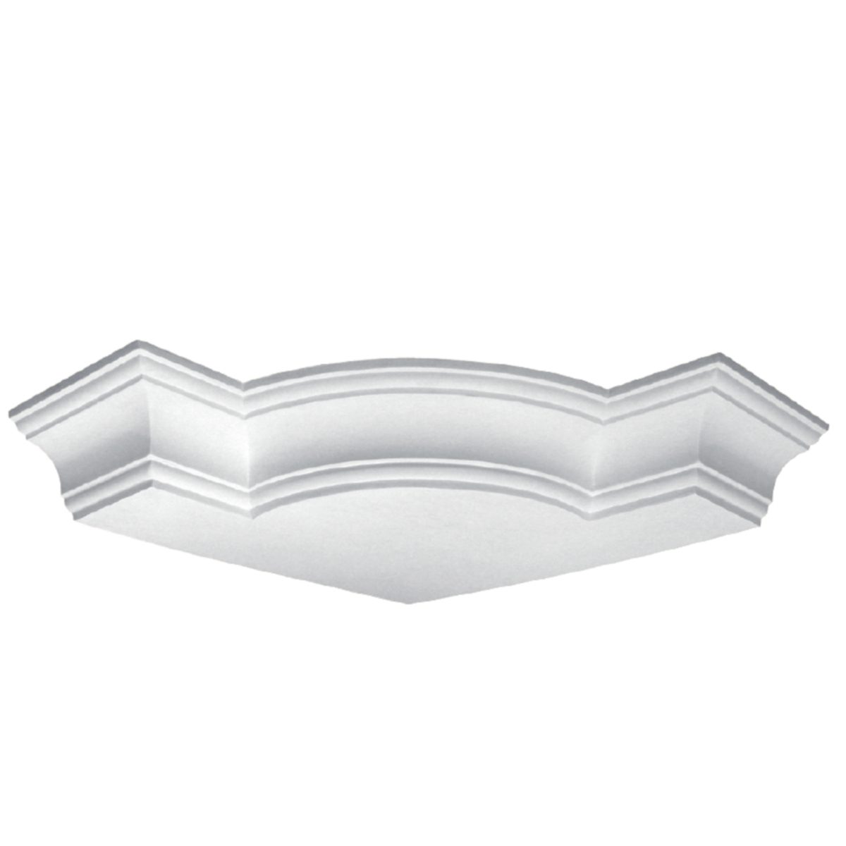 Moulding Corner in Plaster J4059 (630 x 110 mm)