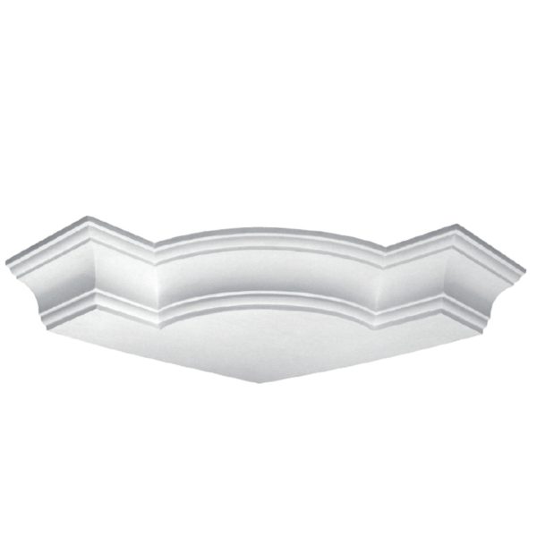 Moulding Corner in Plaster J4059 (630 x 110 mm)