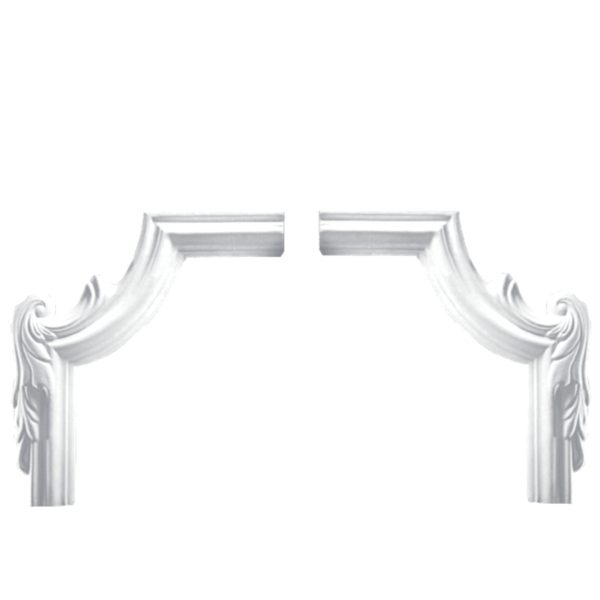 Canto para Friso em Gesso J5040L.R (390 x 320 mm)