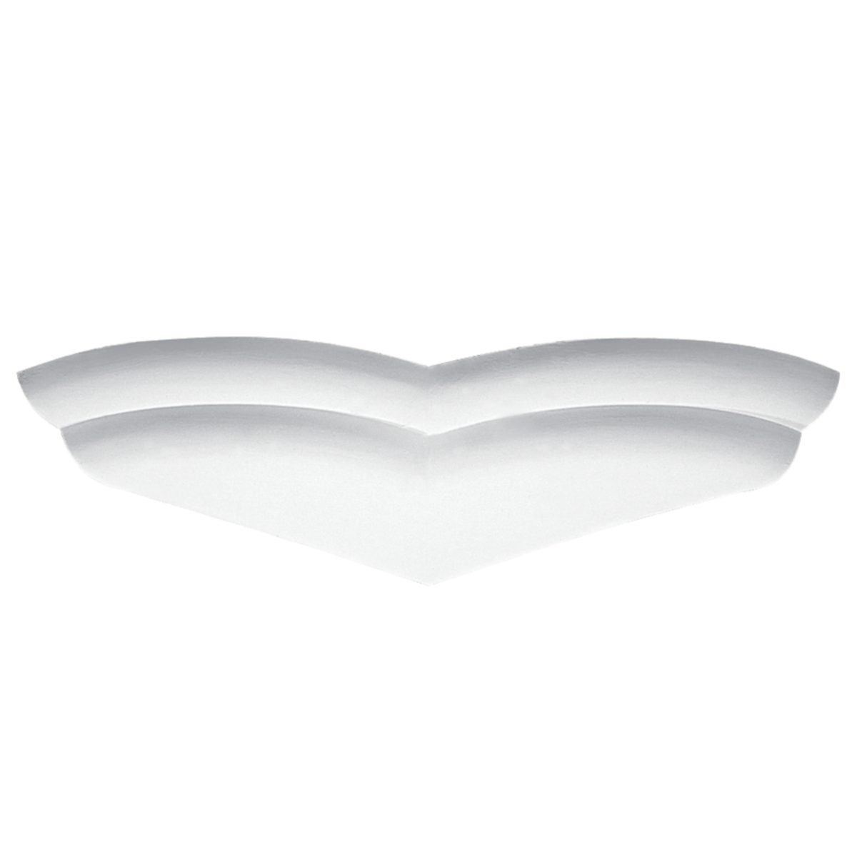 Moulding Corner in Plaster J6008A (570 x 110 mm)