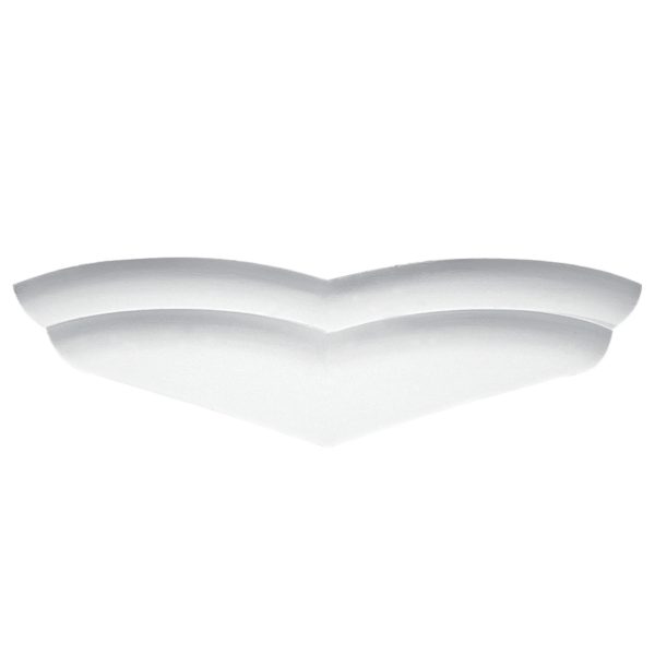 Moulding Corner in Plaster J6008A (570 x 110 mm)