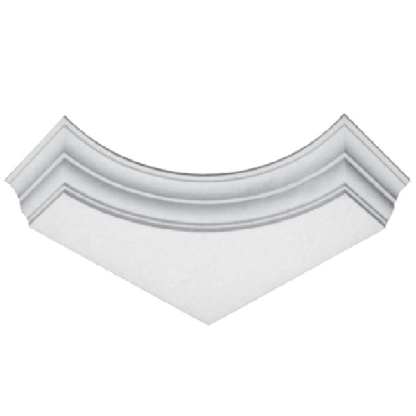 Moulding Corner in Plaster JB3077S (510 x 90 mm)