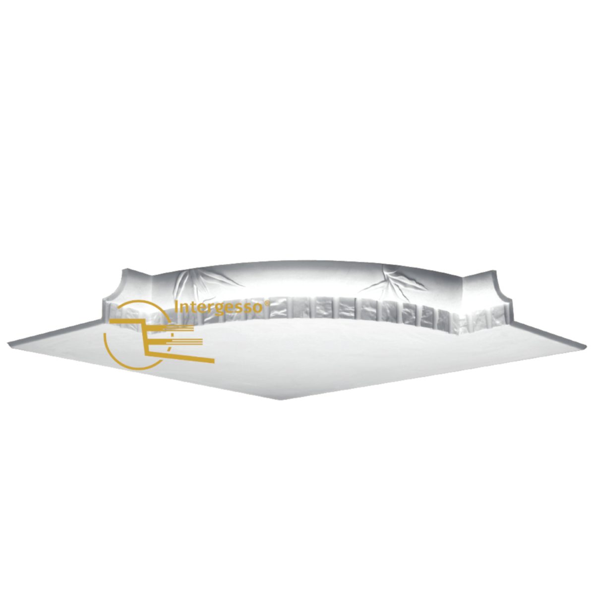 Moulding Corner in Plaster JN2180 (765 x 765 x 90 mm)