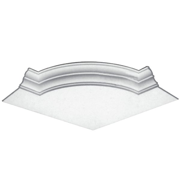 Moulding Corner in Plaster JN3077S (760 x 760 x 90 mm)