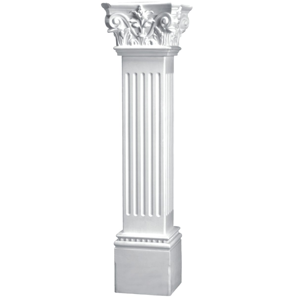 Low Column in Plaster LD230 (855 x 235 x 235 mm)