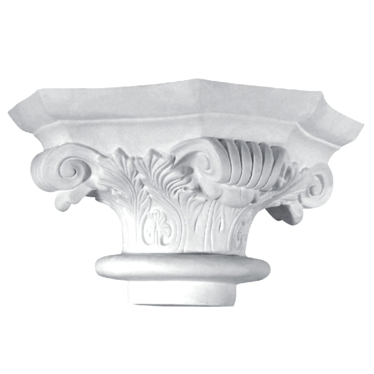 High Capital in Plaster M02 (400 x 400 x 250 x 200 mm)