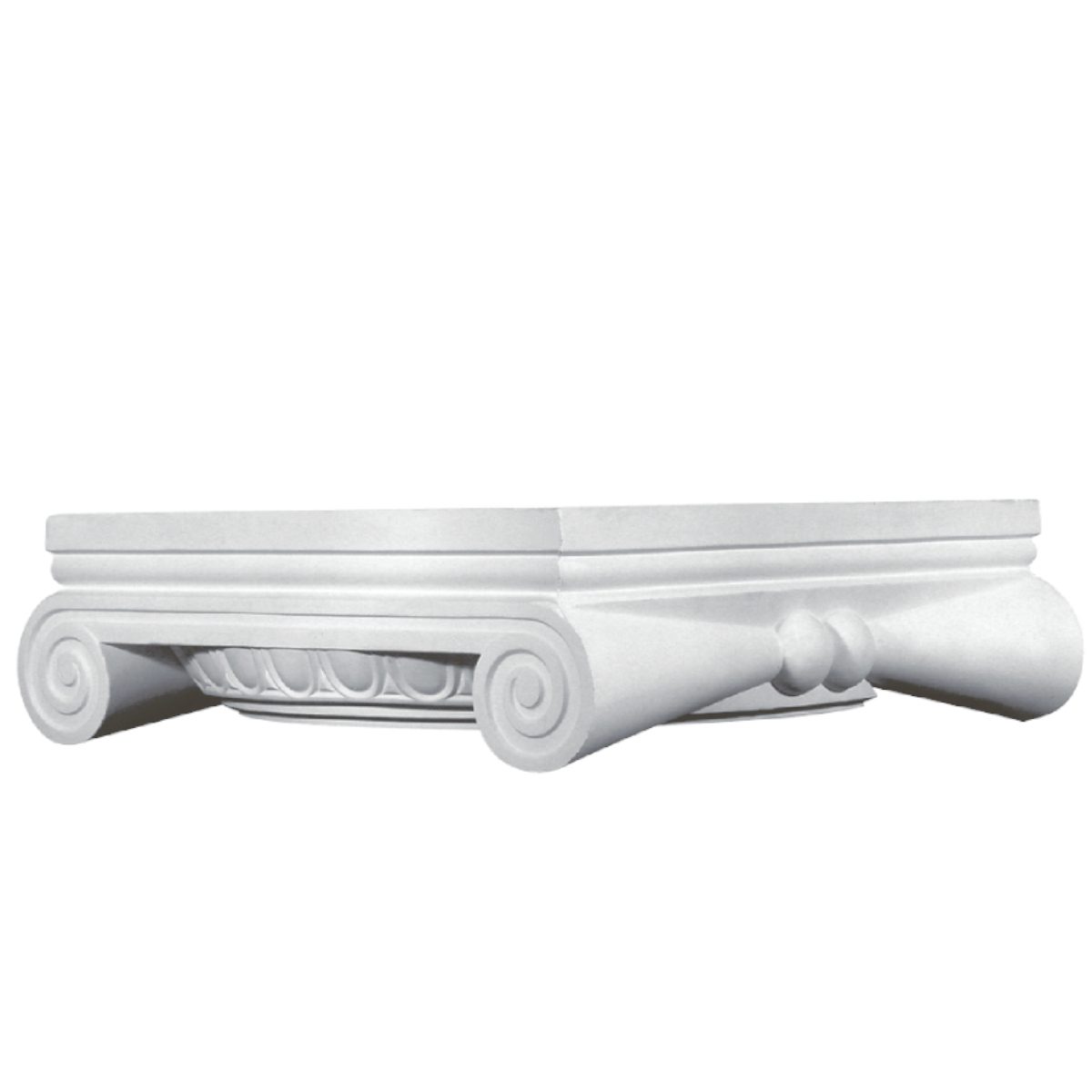 Low Capital in Plaster M11 (390 x 390 x 100 x 320 mm)