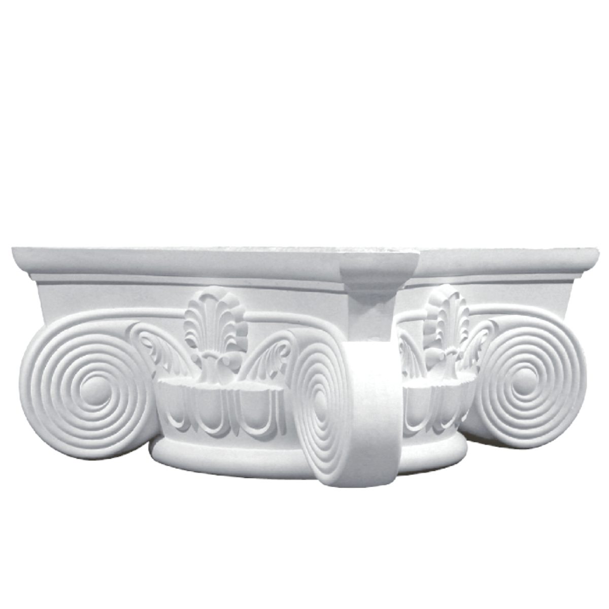 Low Capital in Plaster M17 (430 x 430 x 200 mm)