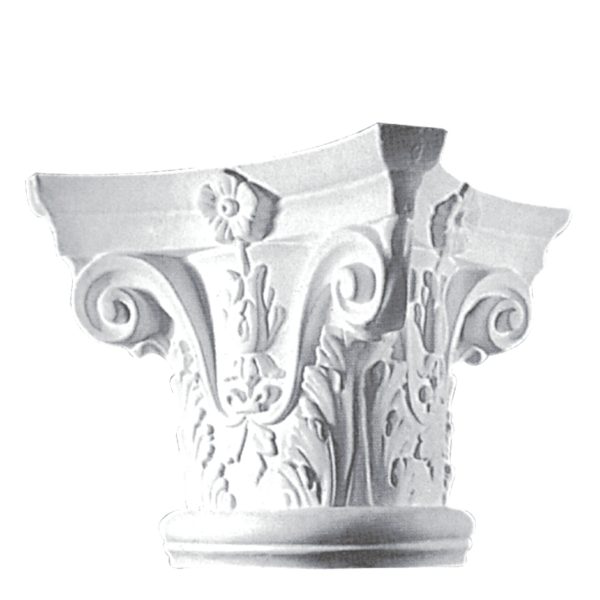Medium Capital in Plaster M19 (340 x 340 x 290 x 200 mm)