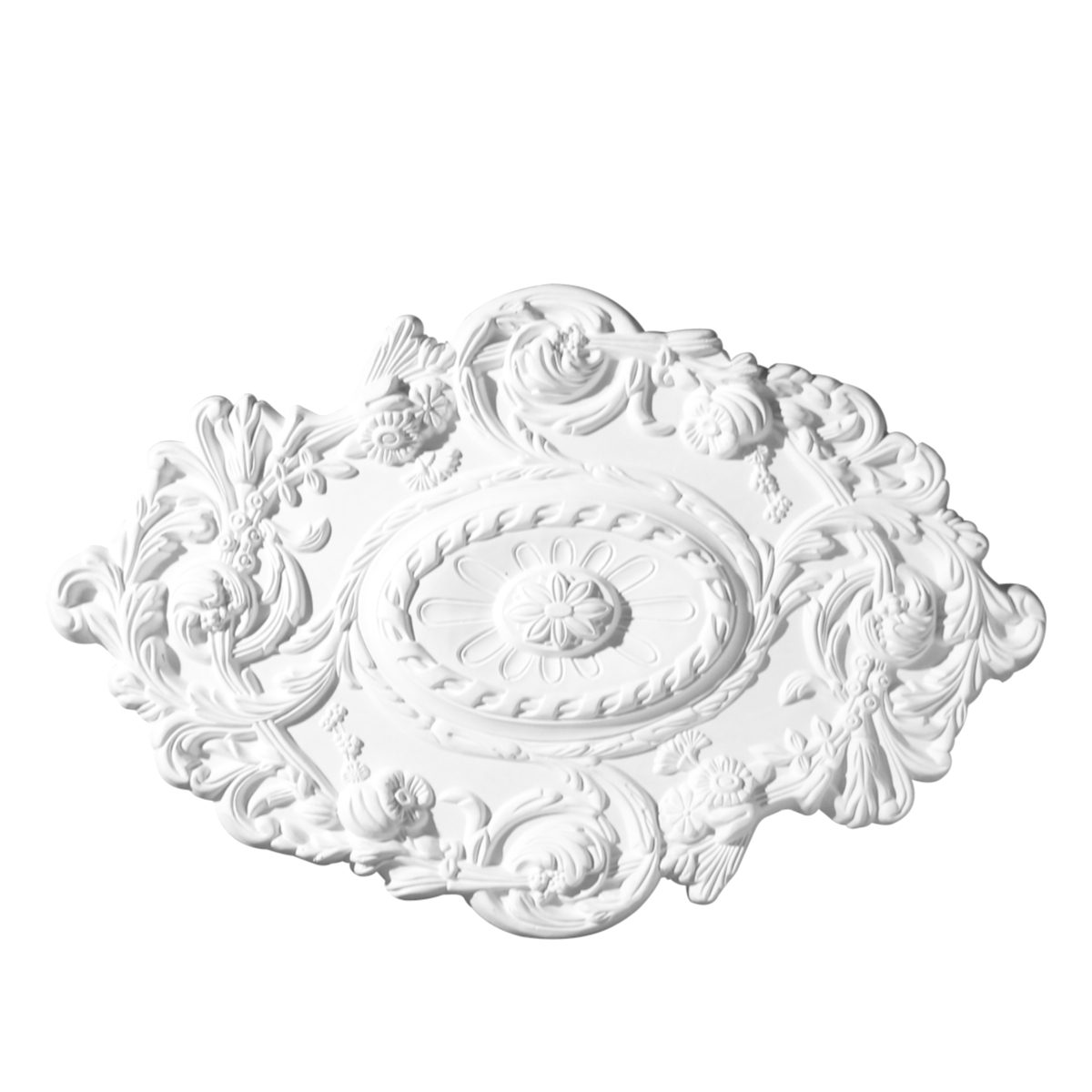 Ceiling Centre in Plaster R1046 (800 x 520 mm)