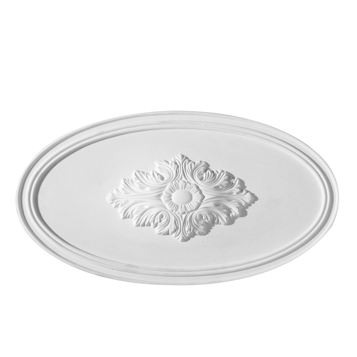 Ceiling Centre in Plaster R1050 (655 x 355 mm)